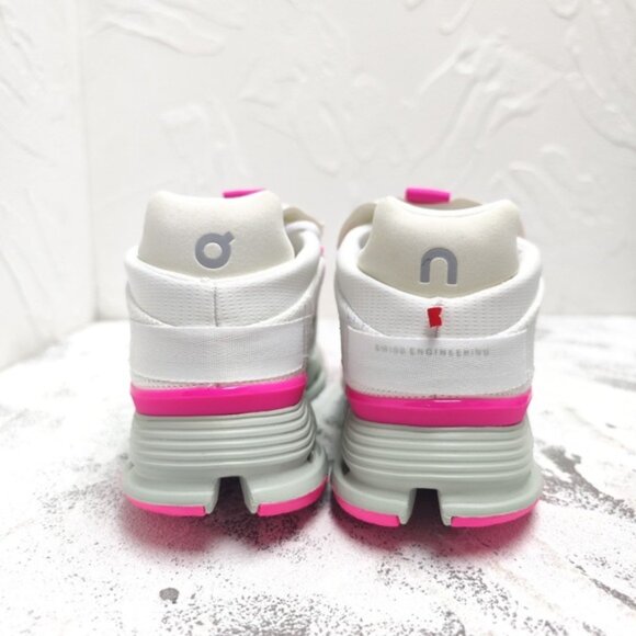 New On Cloud Cloudnova "Barbie" Women Pink Shoes White - Picture 8 of 9